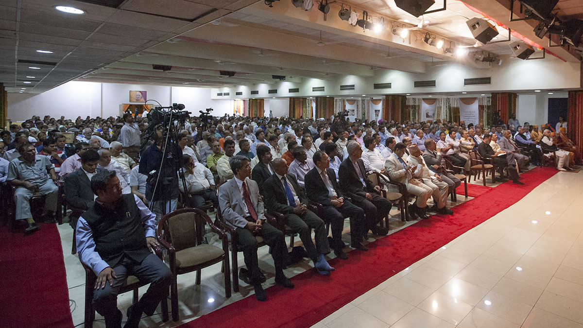 Invited guests during the event