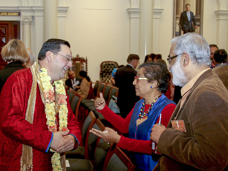 Diwali-Annakut Exhibition at Parliament of Victoria, Melbourne, Australia