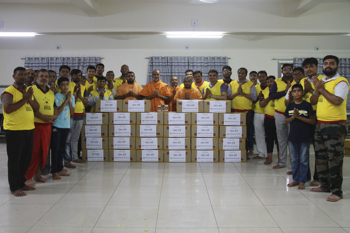 Cyclone Biparjoy BAPS Relief Work 2023, Jamnagar