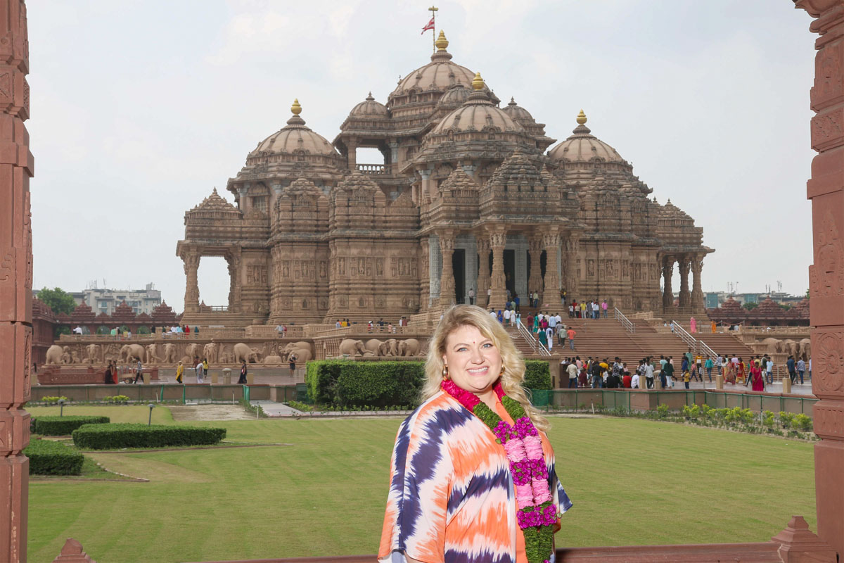 United States Congresswoman Kat Cammack (FL-3) at Swaminarayan Akshardham 