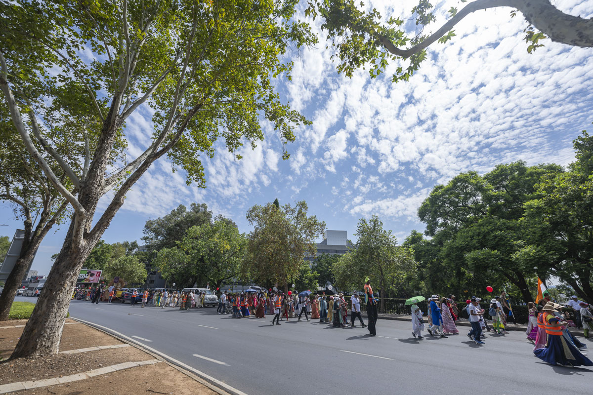 Nagar yatra through the streets of Johannesburg
