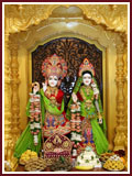 Bhagwan Shri Krishna and Shri Radhaji