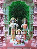 Bhagwan Shri Ram, Shri Sitaji and Shri Hanumanji